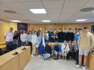Alumnos y alumnas de 3º de la ESO del IES Punta Larga del municipio de Candelaria 